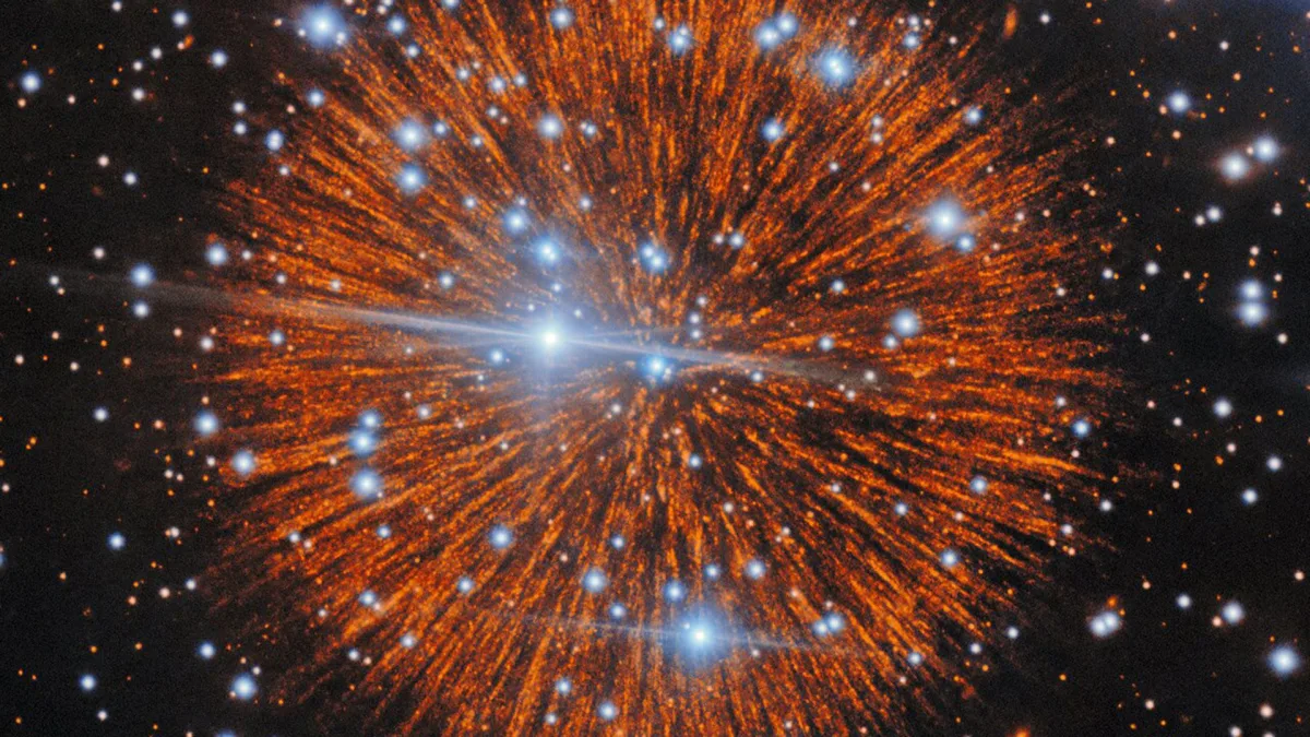 Supernova fra 1181 viser seg å bestå av mystiske gassknotter