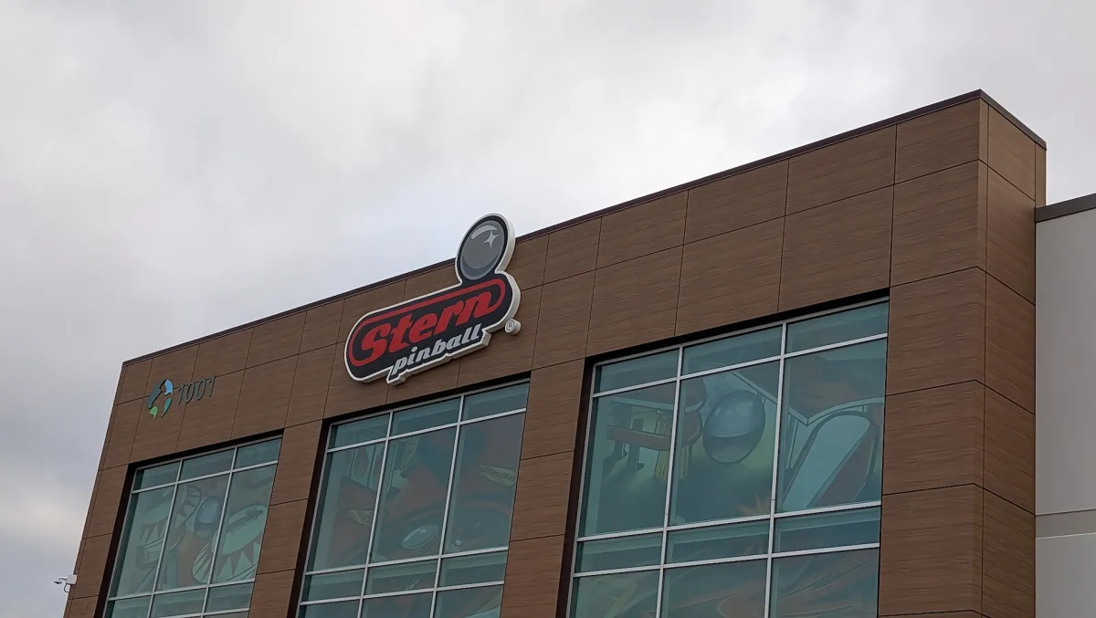 The Stern pinball headquarters in Elk Grove Village, IL.