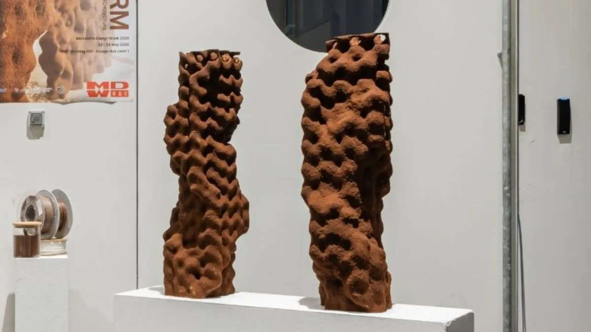 Kaffeavfall kan bli byggemateriale i 3D-printede konstruksjoner