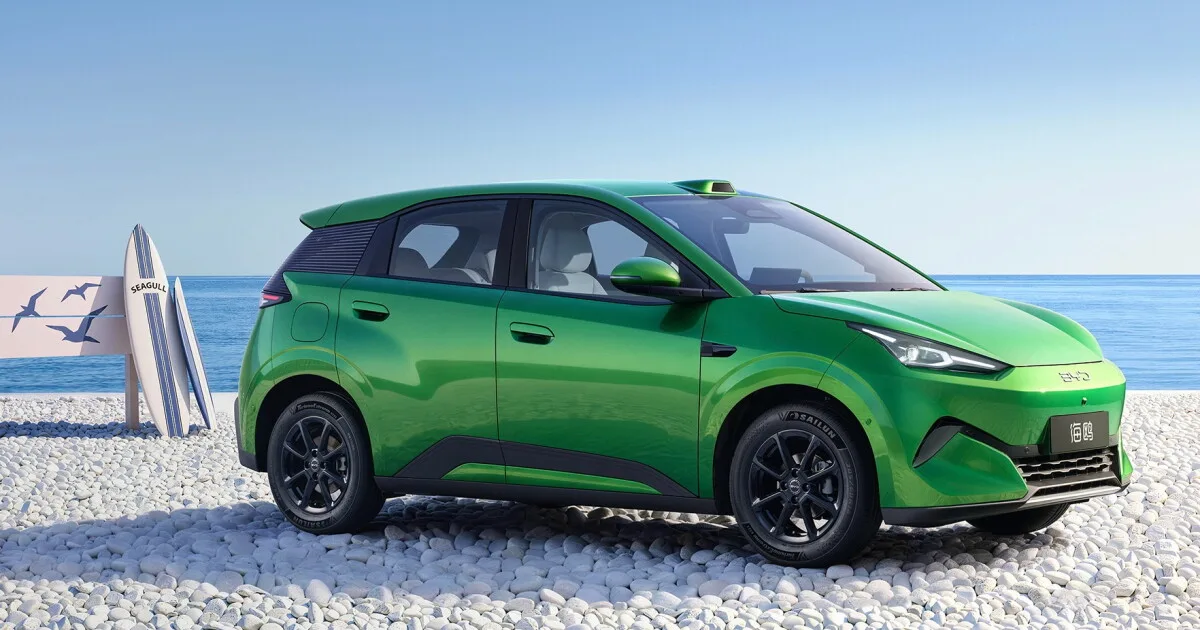 BYD Seagull skal lade fra 10 til 70 prosent på fem minutter