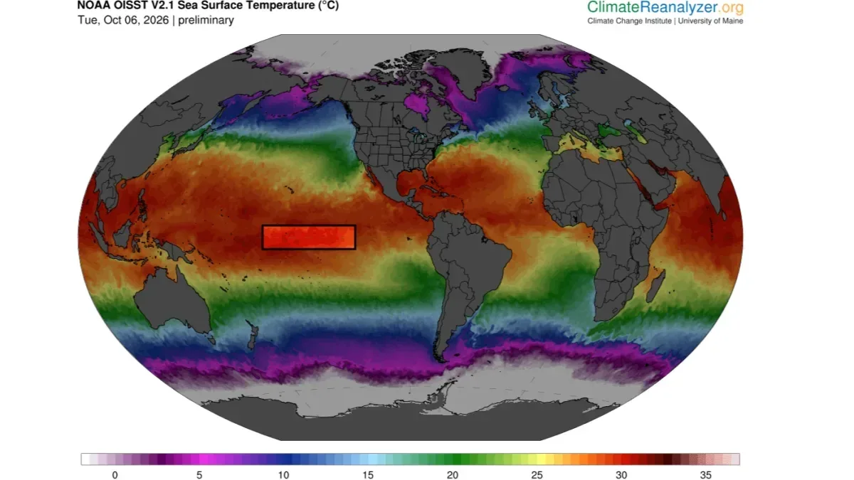 Temperaturrekord i Stillehavet kan varsle en ny type El Niño