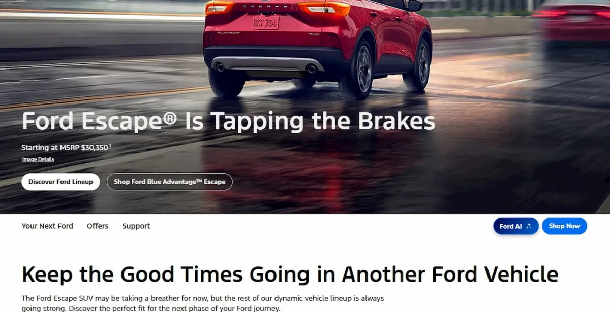 Ford Escape vender tilbake som elbil på ny plattform