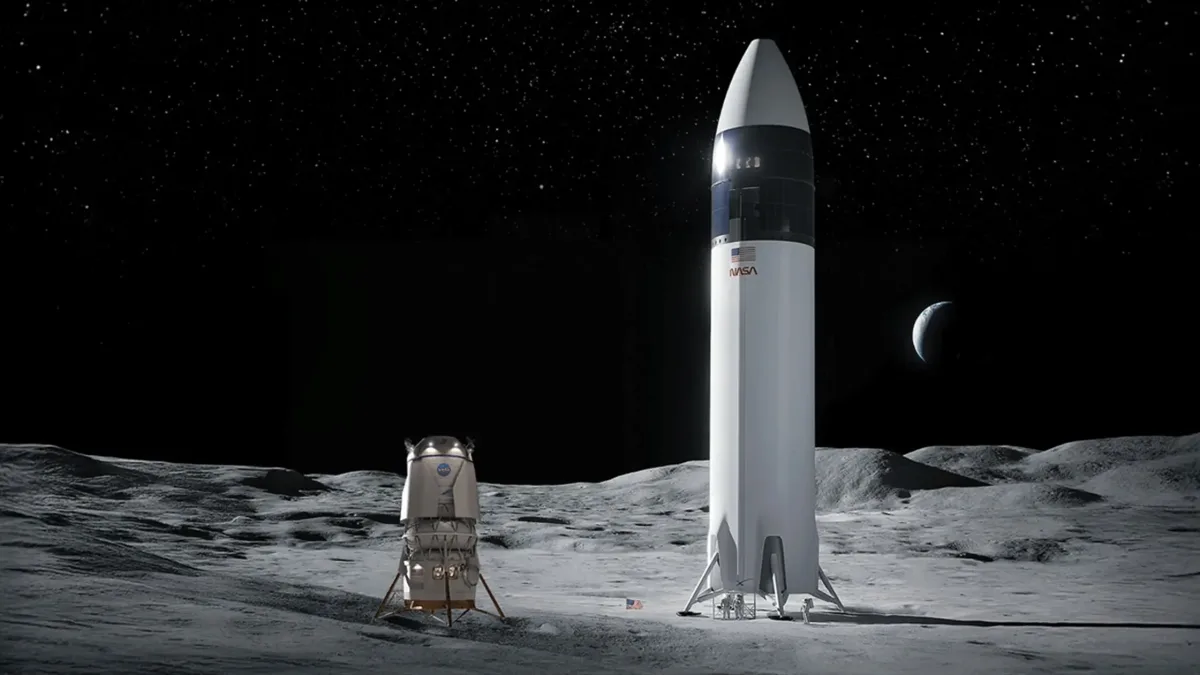 NASA setter tidsplan for SpaceX og Blue Origins månelandere